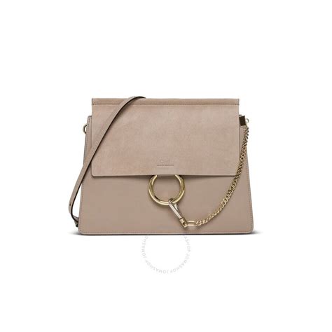 chloe faye medium motty grey|Chloe Faye Medium Flap Shoulder Bag in Motty Grey.